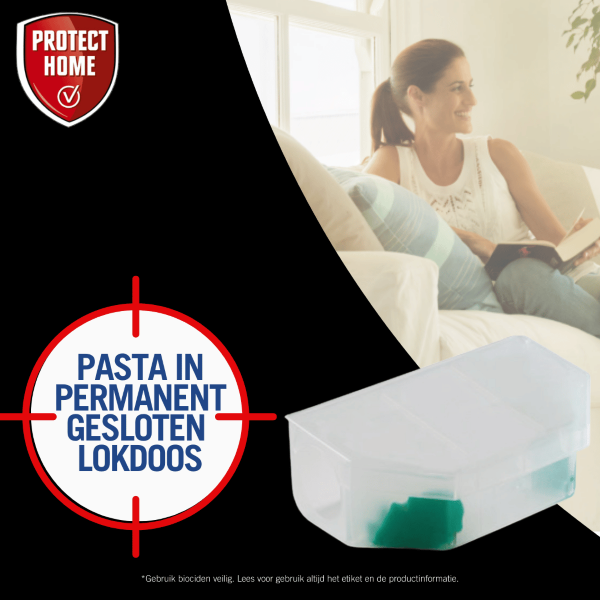Protect Home Muizen lokdoos | Protect Home | Pasta (Inclusief lokstof, Snelwerkend) 86600156 K170115103 - 10