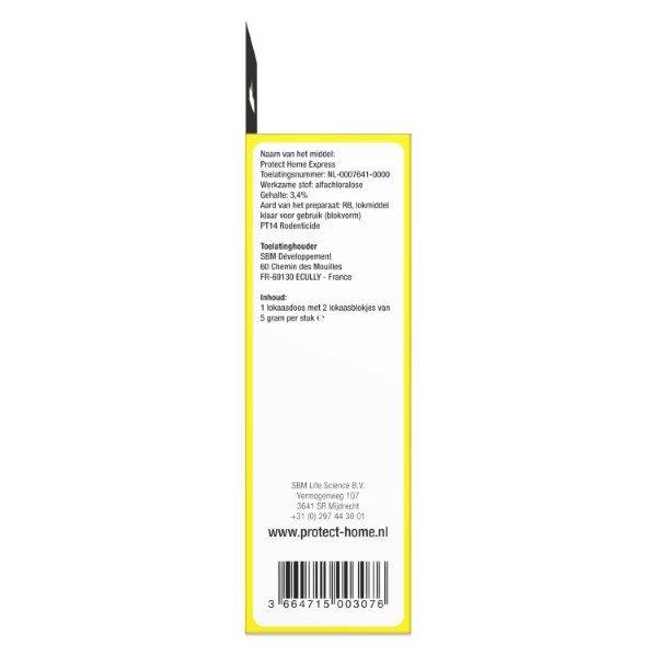 Protect Home Muizengif | Protect Home | Pasta (2 x 5 gram, Snelwerkend, Inclusief lokdoos) 2411421 A170115103 - 4