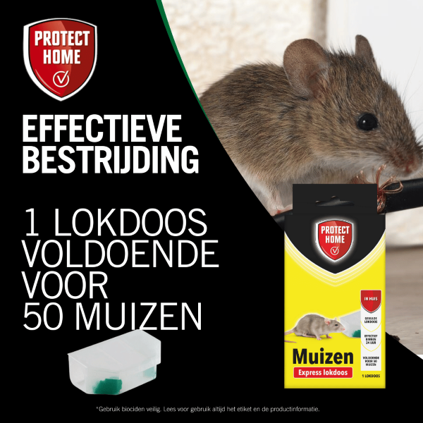 Protect Home Muizengif | Protect Home | Pasta (2 x 5 gram, Snelwerkend, Inclusief lokdoos) 2411421 A170115103 - 7