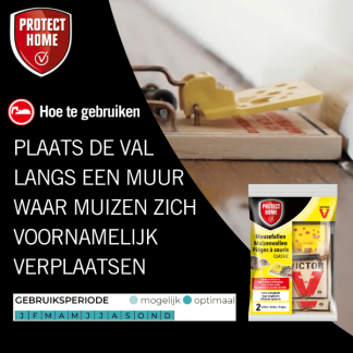 Protect Home Muizenval | Protect Home | Victor Classic | 2 stuks (Hout) 86600778 86601597 K170501401 - 10