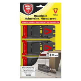 Protect Home Muizenval | Protect Home | Victor Click | 3 stuks (Kunststof) 86600780 K170501402 - 2