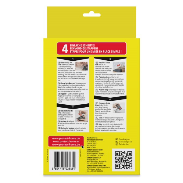 Protect Home Muizenval | Protect Home | Victor Click | 3 stuks (Kunststof) 86600780 K170501402 - 3