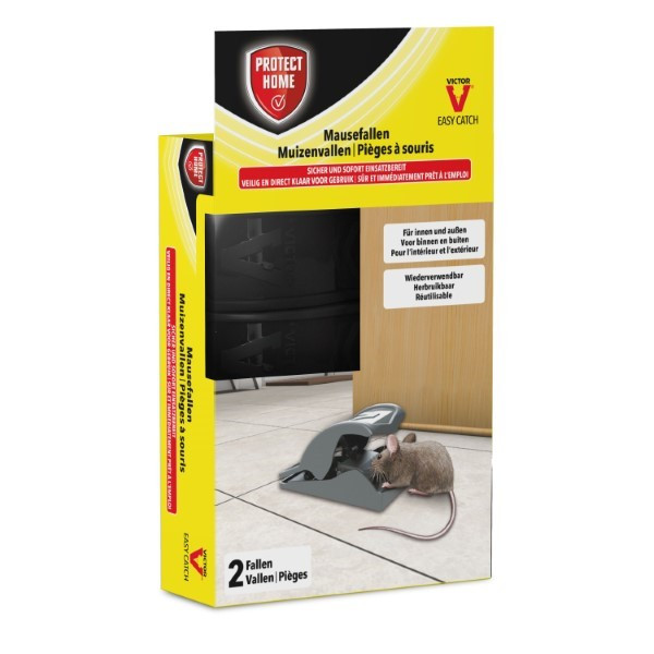 Protect Home Muizenval | Protect Home | Victor Easy Catch | 2 stuks (Herbruikbaar) 86601224 K170115606 - 1