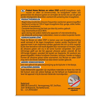Protect Home Muizenverjager | Protect Home | 150 m² (Ultrasoon) 86601448_NL K170112155 - 2