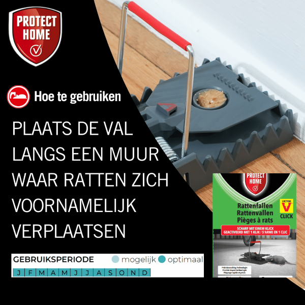 Protect Home Rattenvallen | Protect Home | Victor Click | 2 stuks (Kunststof) 86600781 K170501405 - 9