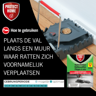 Protect Home Rattenvallen | Protect Home | Victor Click | 2 stuks (Kunststof) 86600781 K170501405 - 9