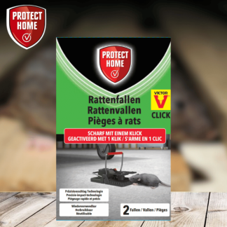 Protect Home Rattenvallen | Protect Home | Victor Click | 2 stuks (Kunststof) 86600781 K170501405 - 10
