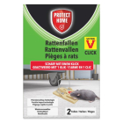 Protect Home Rattenvallen | Protect Home | Victor Click | 2 stuks (Kunststof) 86600781 K170501405 - 2