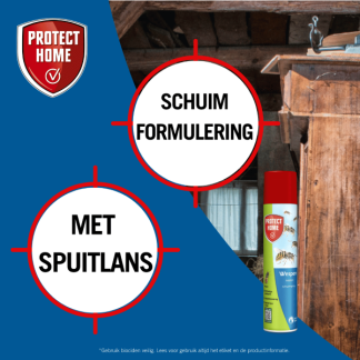 Protect Home Wespen schuimspray | Protect Home | 400 ml (Wespennesten) 79381247 K170111876 - 5