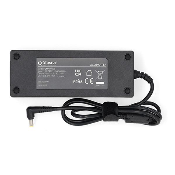 Q-Master Acer laptop oplader | Q-Master | 135W (5.5 x 1.7mm, Power Delivery, 7.1A) PWR100ACE130 K010214505 - 2