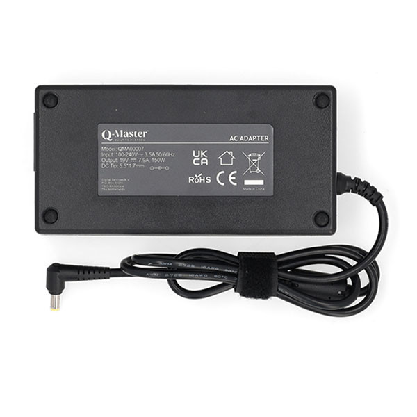 Q-Master Acer laptop oplader | Q-Master | 150W (5.5 x 1.7mm, Power Delivery, 7.9A) PWR100ACE150 K010214506 - 2