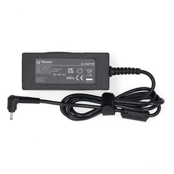 Q-Master Acer laptop oplader | Q-Master | 45W (3.0 x 1.0mm, Power Delivery, 2.37A) PWR100ACE45W K010214500 - 2