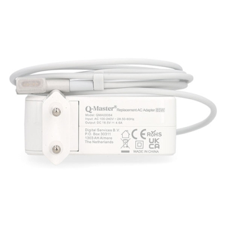 Q-Master Apple MagSafe oplader | Q-Master | 85W (MagSafe 1) PWR150APP85W K010214563 - 2