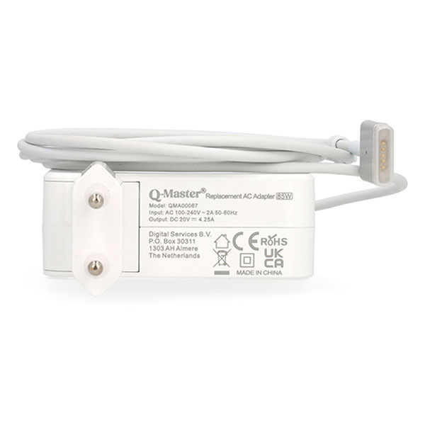Q-Master Apple MagSafe oplader | Q-Master | 85W (MagSafe 2) PWR151APP85W K010214566 - 2