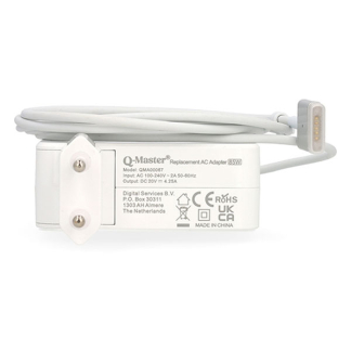 Q-Master Apple Magsafe oplader | Q-Master | 85W (Magsafe 2) PWR151APP85W K010214566 - 2