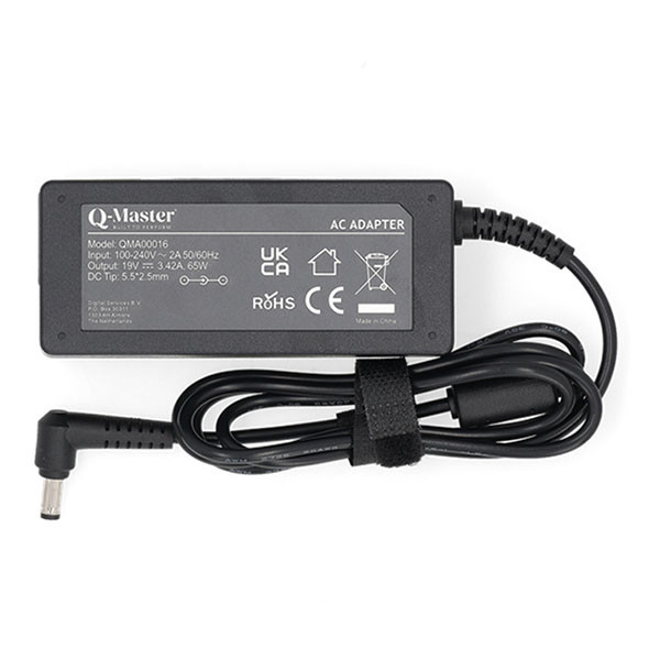 Q-Master Asus laptop oplader | Q-Master | 65W (5.5 x 2.5mm, Power Delivery, 3.42A) PWR107ASU65W K010214515 - 2