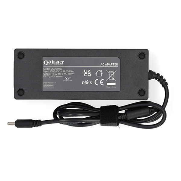 Q-Master Dell laptop oplader | Q-Master | 130W (4.5 x 3.0mm, Power Delivery, 6.7A) PWR110DEL130 K010214522 - 2