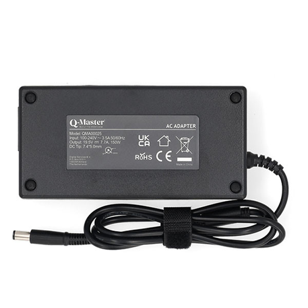Q-Master Dell laptop oplader | Q-Master | 150W (7.4 x 5.0mm, Power Delivery, 7.7A) PWR110DEL150 K010214524 - 2