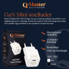 Q-Master GaN Mini snellader | Q-Master | 20W (USB C, Wit) PWR011WHT20W K000000049 - 4