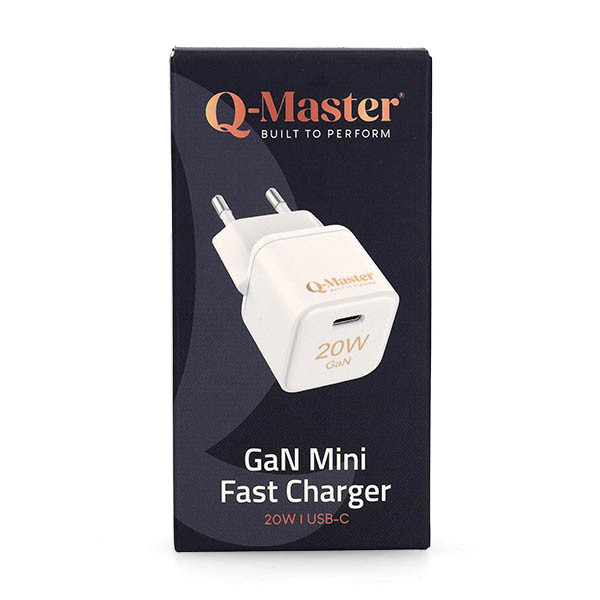 Q-Master GaN Mini snellader | Q-Master | 20W (USB C, Wit) PWR011WHT20W K000000049 - 4