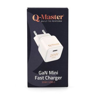 Q-Master GaN Mini snellader | Q-Master | 20W (USB C, Wit) PWR011WHT20W K000000049 - 4