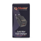 Q-Master GaN Mini snellader | Q-Master | 30W (USB A + USB C, Zwart) PWR021BLK30W K000000052 - 4