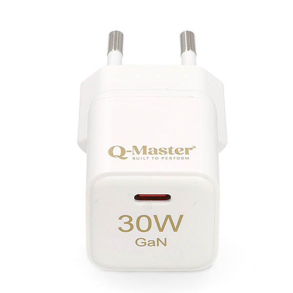 Q-Master GaN Mini snellader | Q-Master | 30W (USB C, Wit) PWR011WHT30W K000000051 - 1