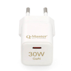 Q-Master GaN Mini snellader | Q-Master | 30W (USB C, Wit) PWR011WHT30W K000000051 - 1