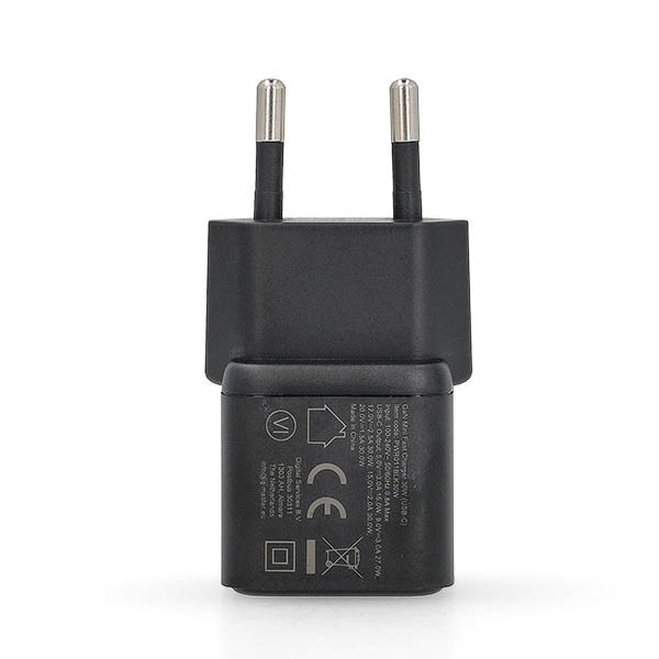 Q-Master GaN Mini snellader | Q-Master | 30W (USB C, Zwart) PWR011BLK30W K000000050 - 3