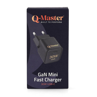 Q-Master GaN Mini snellader | Q-Master | 30W (USB C, Zwart) PWR011BLK30W K000000050 - 4