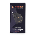 Q-Master GaN Mini snellader | Q-Master | 30W (USB C, Zwart) PWR011BLK30W K000000050 - 4