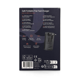 Q-Master GaN Mini snellader | Q-Master | 65W (USB A + 2 x USB C, Zwart) PWR012BLK65W K000000054 - 8