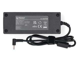 Q-Master HP laptop oplader | Q-Master | 120W (4.5 x 3.0mm, Power Delivery, 6.15A) PWR115HPC120 K010214533 - 2