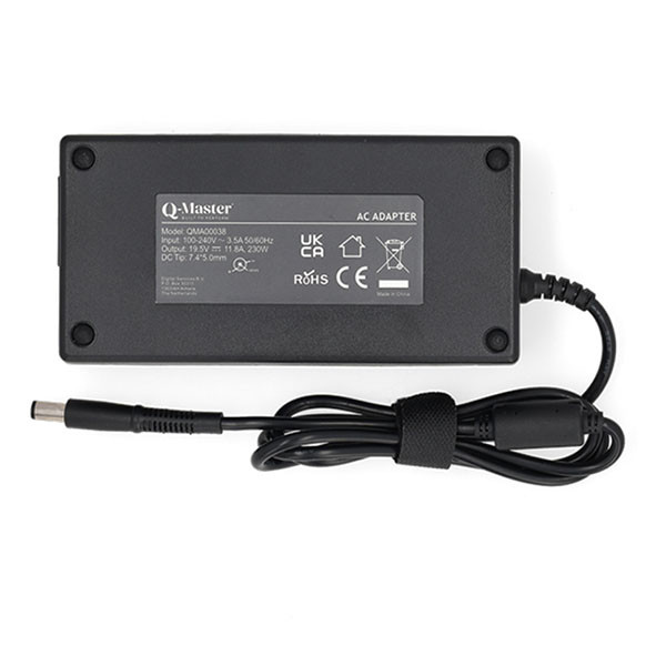Q-Master HP laptop oplader | Q-Master | 230W (7.4 x 5.0mm, Power Delivery, 11.8A) PWR115HPC230 K010214537 - 2