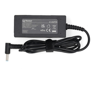 Q-Master HP laptop oplader | Q-Master | 45W (4.5 x 3.0mm, Power Delivery, 2.31A) PWR116HPC45W K010214528 - 2