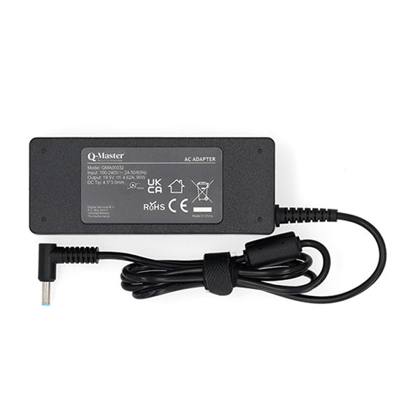 Q-Master HP laptop oplader | Q-Master | 90W (4.5 x 3.0mm, Power Delivery, 4.62A) PWR115HPC90W K010214531 - 2