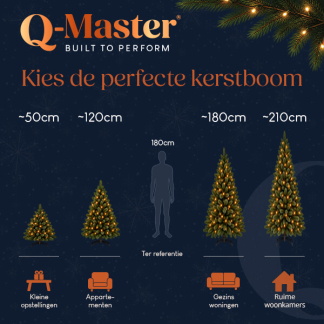 Q-Master Kunstkerstboom | Q-Master | Jordbro | 1.8 meter (3163 tips, PVC/PE) CHR001NOL180 K000000130 - 7
