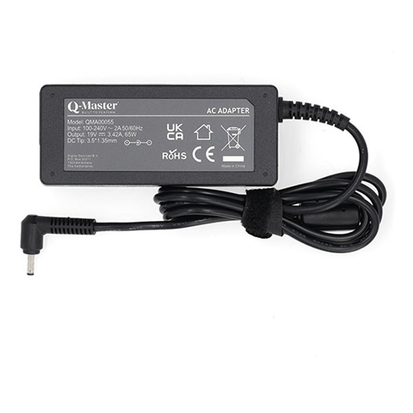 Q-Master Medion laptop oplader | Q-Master | 65W (3.5 x 1.35mm, Power Delivery, 3.42A) PWR135MED65W K010214554 - 2