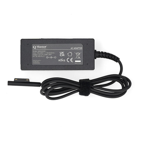 Q-Master Microsoft Surface oplader | Q-Master | 36W (Surface Pro 7, Power Delivery, 2.58A) PWR143MIC36W K010214558 - 2