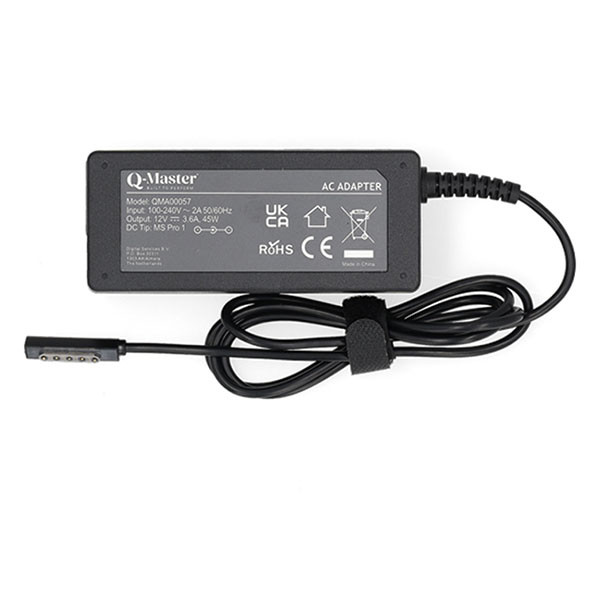 Q-Master Microsoft Surface oplader | Q-Master | 45W (Surface Pro 1/2, Power Delivery, 3.6A) PWR141MIC45W K010214556 - 2