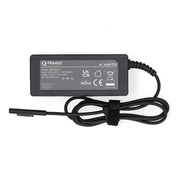 Q-Master Microsoft Surface oplader | Q-Master | 65W (Surface Pro 7, Power Delivery, 4A) PWR143MIC65W K010214560 - 2