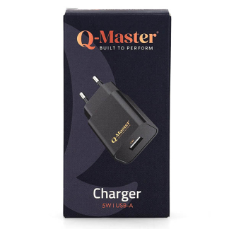Q-Master Oplader | Q-Master | 5W (USB A, Zwart) PWR010BLK05W K000000046 - 4