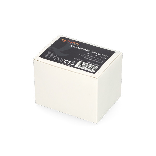 Q-Master Reisoplader | Q-Master | Type A, B, C, E, F, G, H, I, J, K en L naar Type A, C, G en I | 4 poorten | 45W (1x USB A, 3x USB C) PWR001BLK45W K000000040 - 6