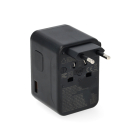 Q-Master Reisoplader | Q-Master | Type A, B, C, E, F, G, H, I, J, K en L naar Type A, C, G en I | 4 poorten | 67W (1x USB A, 3x USB C) PWR001BLK67W K000000041 - 3