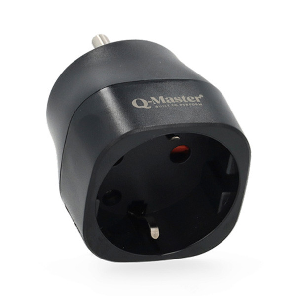 Q-Master Reisstekker | Europa naar Canada | Q-Master (Geaard, Type F → Type B, Aanraakbeveiliging) PWR003BLKEUS C000000043 - 1