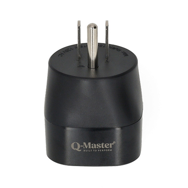 Q-Master Reisstekker | Europa naar Canada | Q-Master (Geaard, Type F → Type B, Aanraakbeveiliging) PWR003BLKEUS C000000043 - 2