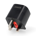 Q-Master Reisstekker | Europa naar Singapore | Q-Master (Geaard, Type F → Type G, Aanraakbeveiliging) PWR003BLKEUK C000000044 - 3