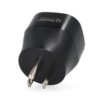 Q-Master Reisstekker | Europa naar de Filipijnen | Q-Master (Geaard, Type F → Type B, Aanraakbeveiliging) PWR003BLKEUS E000000043 - 3