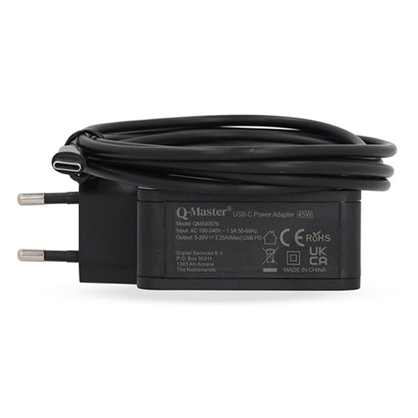 Q-Master USB C adapter | Q-Master | 45W (Power Delivery 3) PWR162UNI45W K010214575 - 2