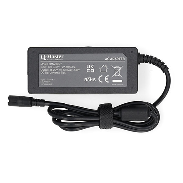 Q-Master Universele adapter | Q-Master | 65W (20 aansluitingen, Power Delivery) PWR160UNI65W K010214571 - 2